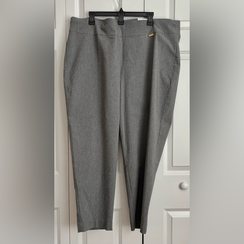 Women dress pants gray